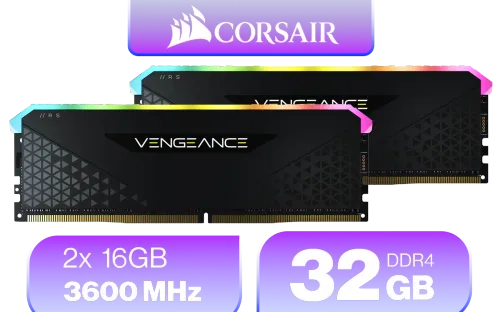 Corsair Vengeance RGB RS 32GB (2x16GB) DDR4-3600 Memory Kit | Evetech