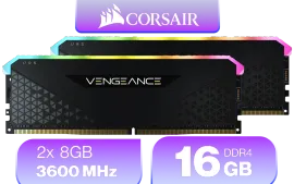 Corsair Vengeance RGB RS 16GB DDR4 3600 RAM Kit | Evetech