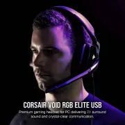 Corsair VOID Elite RGB Wireless 7.1 Gaming Headset - Carbon | Ultimate Gaming Audio - image 7