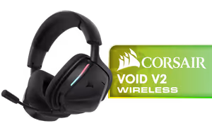 Corsair Void v2 Wireless Gaming Headset Carbon Corsair Void v2 Wireless Gaming Headset Carbon - Image 1
