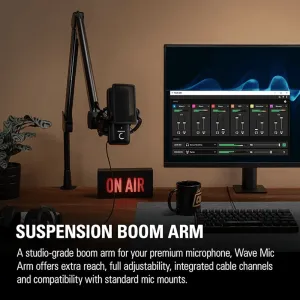 Corsair Wave Mic Arm - Professional Microphone Boom Arm for Streaming & Podcasting - image 11