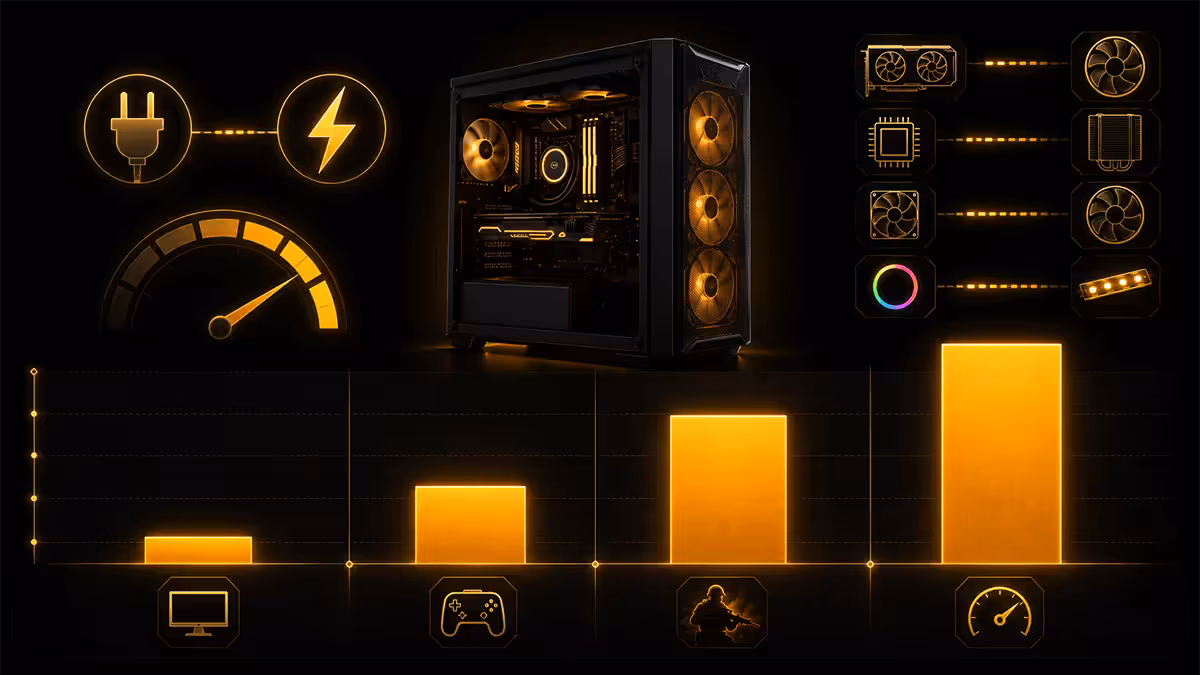 Gaming PC wattage