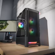 COUGAR DUOFACE 385ZD10.0001 Mid Tower ATX Case — Mesh & RGB - image 9