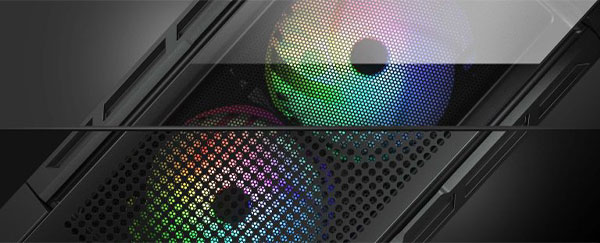 COUGAR DUOFACE RGB Mid Tower Gaming Case in Black
