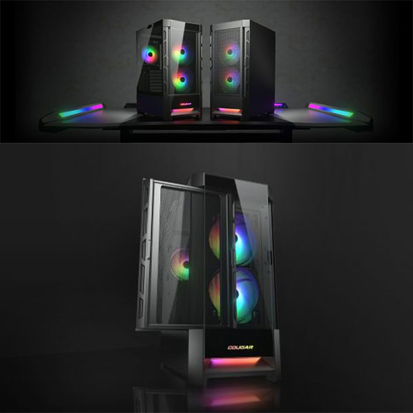 Slide-out Dust Filter of Duoface RGB Gaming Case