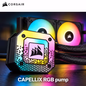Corsair iCUE H100i Elite CAPELLIX XT 240mm Liquid CPU Cooler - image 4