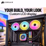 CORSAIR iCUE Link H170i LCD 420mm AIO CPU Cooler (Black) - image 3
