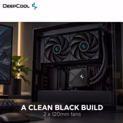 DeepCool LS520S Zero Dark 240mm AIO Liquid CPU Cooler - image 4