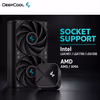 DeepCool LS520S Zero Dark 240mm AIO Liquid CPU Cooler - image 5
