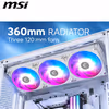 MSI MAG CoreLiquid A13 360 Liquid Cooler (White) - image 4