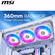 MSI MAG CoreLiquid A13 360 Liquid Cooler (White) - image 4