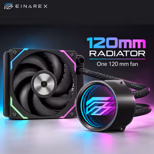 EINAREX FLUX 120 CPU Liquid Cooler Black - Pure Copper - image 4