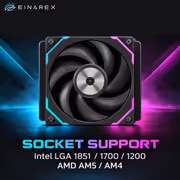 EINAREX FLUX 120 CPU Liquid Cooler Black - Pure Copper - image 6