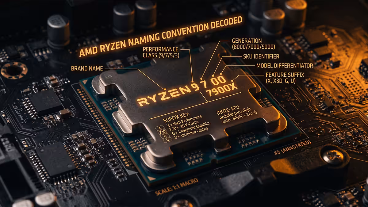 AMD Ryzen name decoded