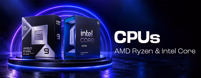 CPUs – AMD Ryzen & Intel Core Series CPUs – AMD Ryzen & Intel Core Series