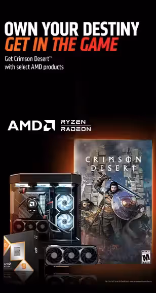 Conquer the Crimson Desert Powered by AMD