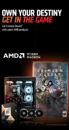Conquer the Crimson Desert Powered by AMD