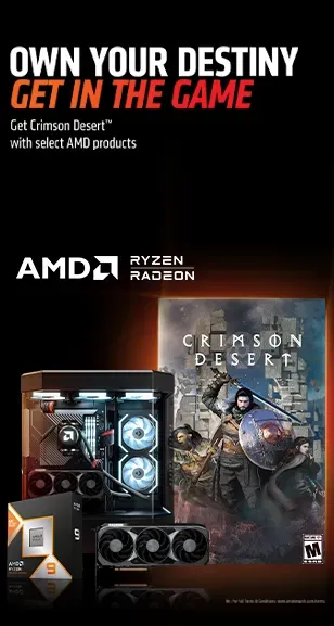 Conquer the Crimson Desert Powered by AMD