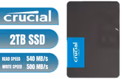 Crucial BX500 2TB SATA SSD — 540MB/s Read, 7mm - image 1