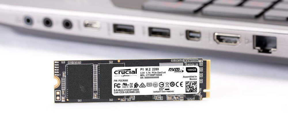 Crucial P1 1TB NVMe SSD - Best Deal - South Africa | Evetech