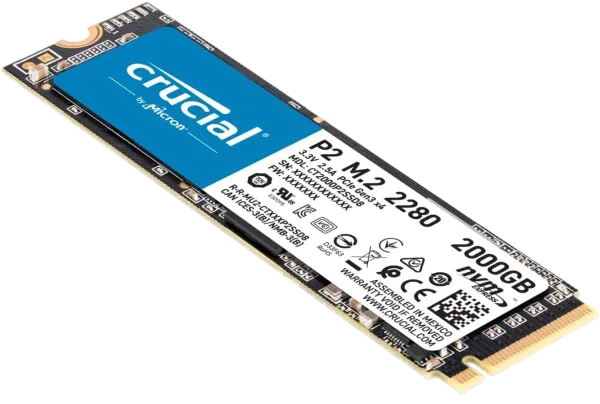 Crucial Micron 内蔵SSD2400 M.2 2230 2TB Crucial P2 2TB PCIe M.2 SSD — Up to 2,400 MB/s | Evetech