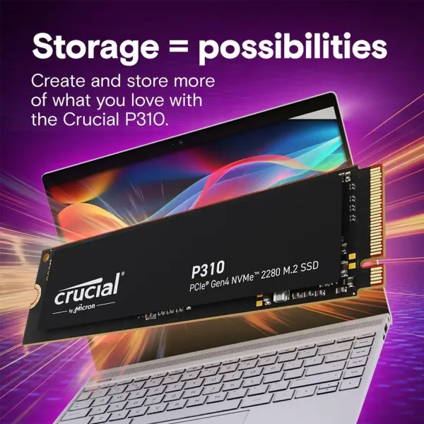 Crucial P310 1TB M2 NVMe SSD - Fast & Reliable Storage Upgrade