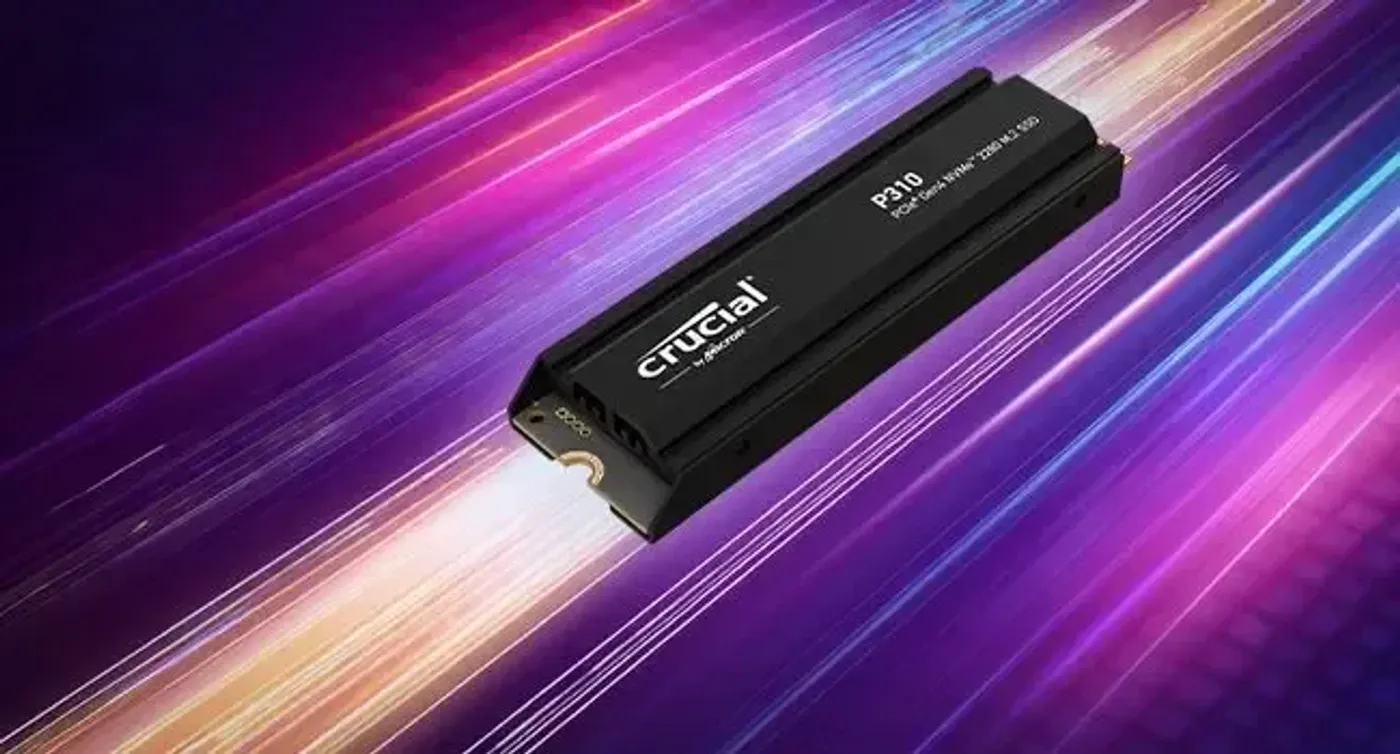 Crucial P310 NVMe SSD delivering high-speed data transfer for gaming and PC use