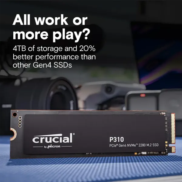 Crucial P310 2TB NVMe SSD — 7,100/6,000 MB/s | Evetech