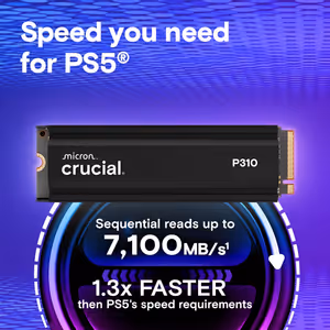 Crucial P310 2TB NVMe SSD with Heatsink | 7100MB/s - image 5