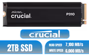 Crucial P310 2TB NVMe SSD with Heatsink | 7100MB/s - image 1