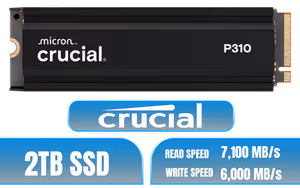 Crucial P310 2TB NVMe SSD with Heatsink | 7100MB/s - image 1