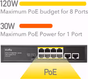 CUDY FS1010PG 8-Port PoE+ Switch with 120W - image 6