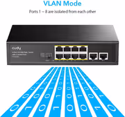 CUDY FS1010PG 8-Port PoE+ Switch with 120W - image 8