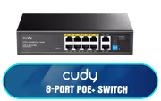 CUDY FS1010PG 8-Port PoE+ Switch with 120W - image 1