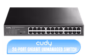 CUDY GS1024 24-Port Gigabit Unmanaged Switch - VLAN & Extend - image 1