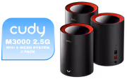 Cudy M3000 WiFi 6 Mesh System 3-Pack | Fast Whole Home WiFi - image 1