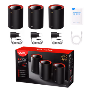 Cudy M3000 WiFi 6 Mesh System 3-Pack | Fast Whole Home WiFi - image 5