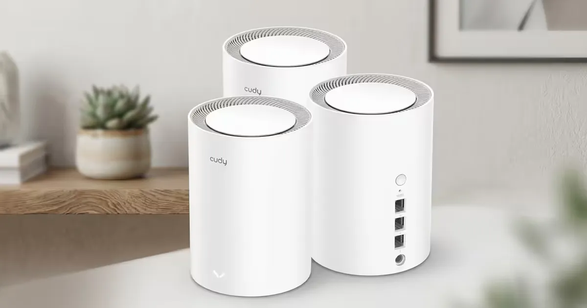 CUDY M3600 WiFi 7 Mesh System (3-Pack) | 7000 Sq.Ft | Evetech