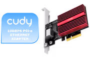 CUDY PE10G 10Gbps PCIe Ethernet Adapter — 10GBASE-T - image 1