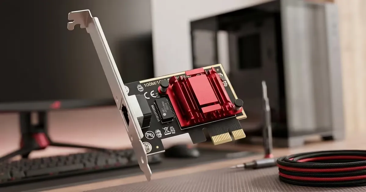Cudy PCI-E 2.5Gbps Ethernet Adapter with Wake-On-LAN | Evetech