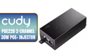 CUDY POE220 30W PoE+ Injector — Gigabit, Surge-Protected - image 1