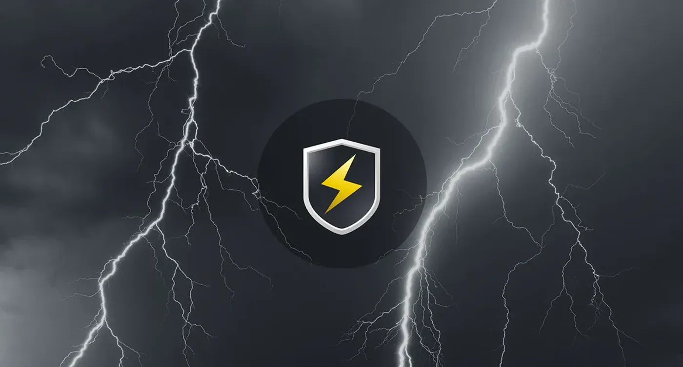 Technical diagram of EMC and surge protection features for electrical safety