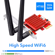 Cudy AX5400 PCI-E 5.0 WiFi 6E Ext Adapter with BT 5.0 - image 9