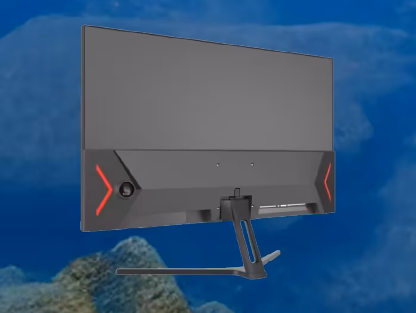 Anti-glare QHD gaming monitor with adjustable tilt for ergonomic viewing comfort