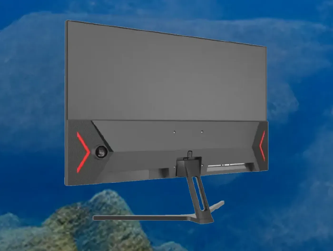 Anti-glare QHD gaming monitor with adjustable tilt for ergonomic viewing comfort