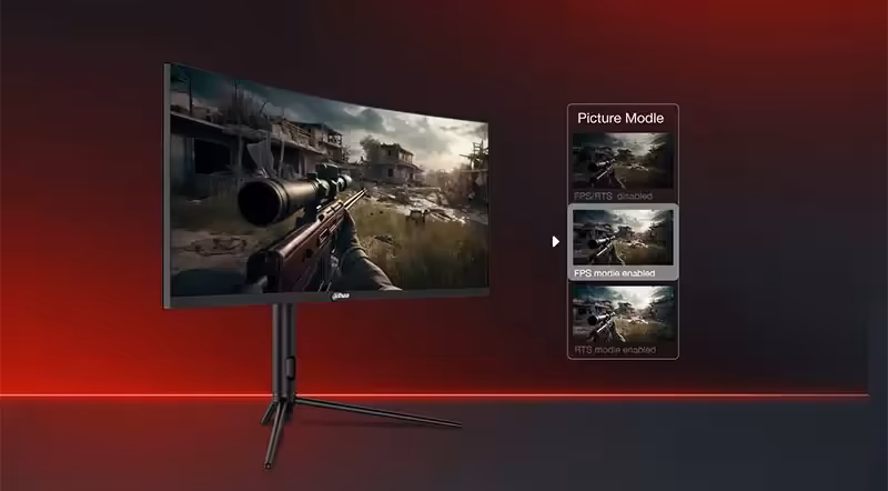 Dahua Ultrawide WFHD Gaming Monitor with FPS/RTS Modes
