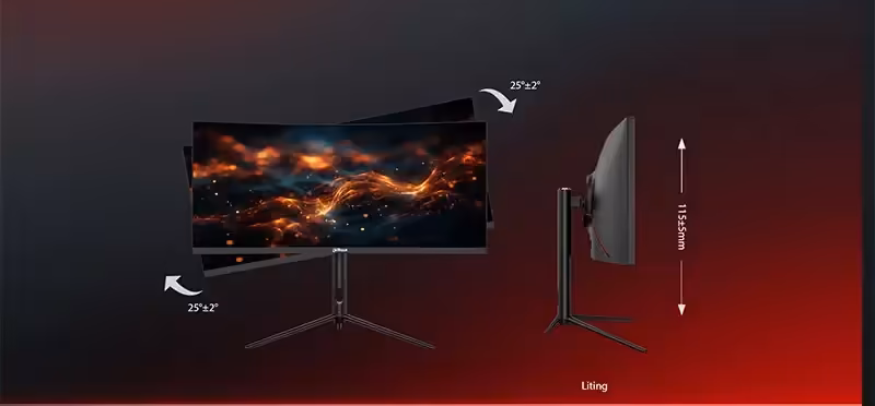 Dahua Ultrawide WFHD Gaming Monitor with Adjustable Stand