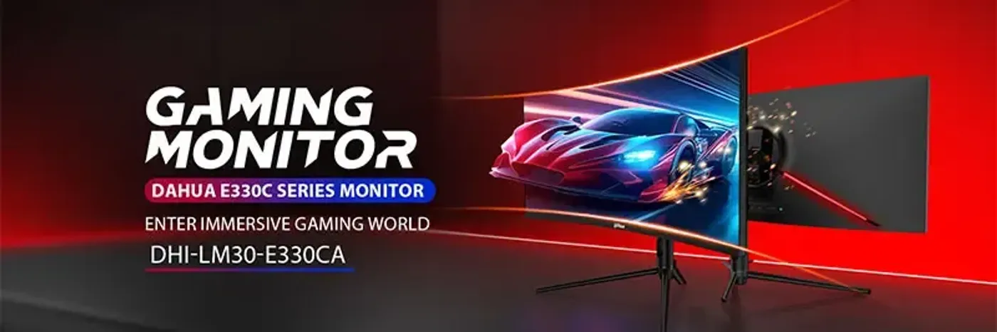 Dahua 30-inch ultrawide WFHD gaming monitor seen from the front