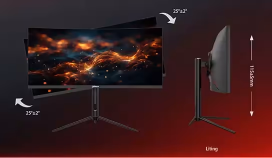 Dahua Ultrawide WFHD Gaming Monitor with Adjustable Stand