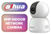 Dahua DH-H5B 5MP Indoor PTZ Camera — Wi‑Fi 6, Smart Alerts - image 1